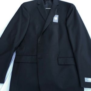 New Hart Schaffner Marx New York Suit - Black